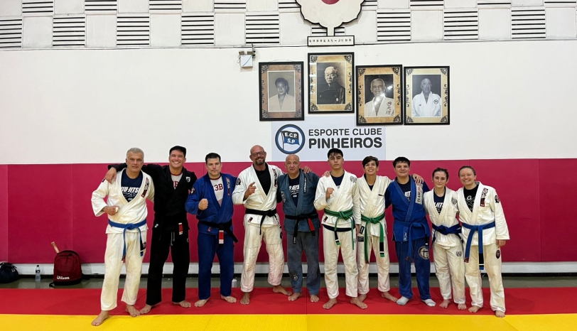 Jiu-Jitsu: Equipe ATC participa de um treinamento no Esporte Clube Pinheiros